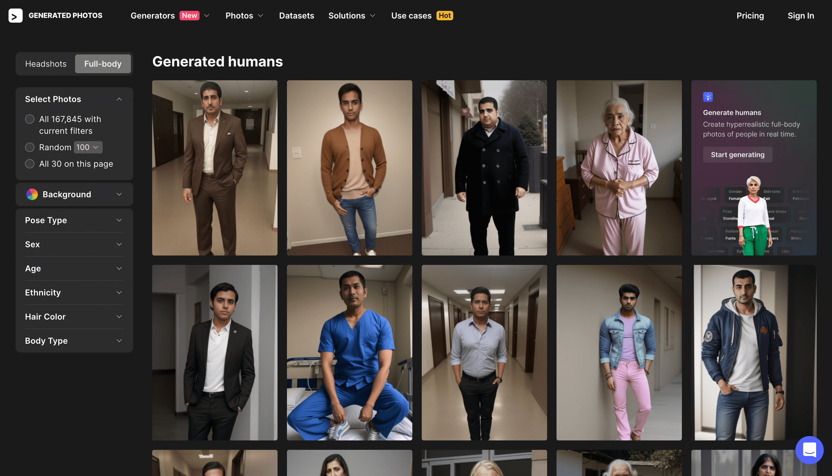 Generated Photos: Foto di Modelli Diversificate, Personalizzabili e di Alta Qualità